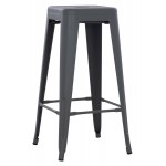 ΣΚΑΜΠΟ ΜΠΑΡ ΜΕΤΑΛΛΙΚΟ MELITA-PRO HM8642.50 ΣΕ ΓΚΡΙ 43x43x78Υεκ.