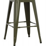 ΣΚΑΜΠΟ ΜΕΣΑΙΟΥ ΥΨΟΥΣ ΜΕΤΑΛΛΙΚΟ MELITA-PRO HM8573.43 DARK OLIVE GREEN 43x43x67Υεκ.