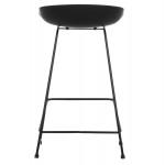 ΣΚΑΜΠΟ ΜΠΑΡ NAILA HM9299.02 ΜΑΥΡΟ ΜΕΣΑΙΟΥ ΥΨΟΥΣ 44x44x74Yεκ.