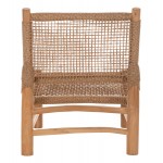 ΚΑΡΕΚΛΑ LONDER HM5986 ΞΥΛΟ TEAK ΣΕ ΦΥΣΙΚΟ ΚΑΙ ΣΥΝΘΕΤΙΚΟ RATTAN 63x77x77Υεκ.