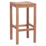 ΣΚΑΜΠΟ ΜΠΑΡ NIKOL HM18109 ΞΥΛΟ ΤΕΑΚ ΣΕ ΦΥΣΙΚΟ 40x40x77Υεκ.
