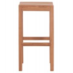 ΣΚΑΜΠΟ ΜΠΑΡ NIKOL HM18109 ΞΥΛΟ ΤΕΑΚ ΣΕ ΦΥΣΙΚΟ 40x40x77Υεκ.
