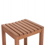ΣΚΑΜΠΟ ΜΠΑΡ NIKOL HM18109 ΞΥΛΟ ΤΕΑΚ ΣΕ ΦΥΣΙΚΟ 40x40x77Υεκ.