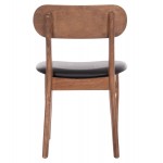 KΑΡΕΚΛΑ ΤΡΑΠΕΖΑΡΙΑΣ SEKOR HM9945.03 ΚΑΡΥΔΙ RUBBERWOOD-ΜΑΥΡΟ PU 51x48x79Υεκ