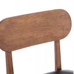 KΑΡΕΚΛΑ ΤΡΑΠΕΖΑΡΙΑΣ SEKOR HM9945.03 ΚΑΡΥΔΙ RUBBERWOOD-ΜΑΥΡΟ PU 51x48x79Υεκ