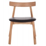 KΑΡΕΚΛΑ ΤΡΑΠΕΖΑΡΙΑΣ SEKAN HM18245.04 RUBBERWOOD-ΜΑΥΡΟ PU 60x54x72Υεκ