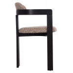 ΠΟΛΥΘΡΟΝΑ ΤΡΑΠΕΖΑΡΙΑΣ KALL HM18247.02 ΚΑΦΕ ΥΦΑΣΜΑ--PLYWOOD ΣΕ ΜΑΥΡΟ 56x45x73Υεκ