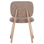 ΚΑΡΕΚΛΑ ΤΡΑΠΕΖΑΡΙΑΣ BELLISI HM18248.01 ΚΑΦΕ ΥΦΑΣΜΑ-PLYWOOD ΧΡΩΜΑ ΔΡΥΟΣ 53x56x78Υεκ.