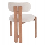 ΚΑΡΕΚΛΑ ΤΡΑΠΕΖΑΡΙΑΣ KARVO HM18252.01 ΜΠΕΖ ΥΦΑΣΜΑ--ΞΥΛΟ ΟΞΙΑΣ 57x50x79Υεκ