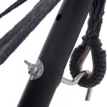 ΑΙΩΡΑ CRAVE HM6304.01 ΑΝΘΡΑΚΙ ΜΕΤΑΛΛΙΚΟΣ ΣΚΕΛΕΤΟΣ-ΣΚΟΥΡΟ ΓΚΡΙ ΥΦΑΣΜΑ 265x93x105Υεκ