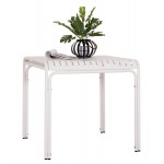 ΤΡΑΠΕΖΙ ΤΕΤΡΑΓΩΝΟ ΑΛΟΥΜΙΝΙΟΥ RACHEL HM6338.02 ΛΕΥΚΟ 80x80x75Υεκ.