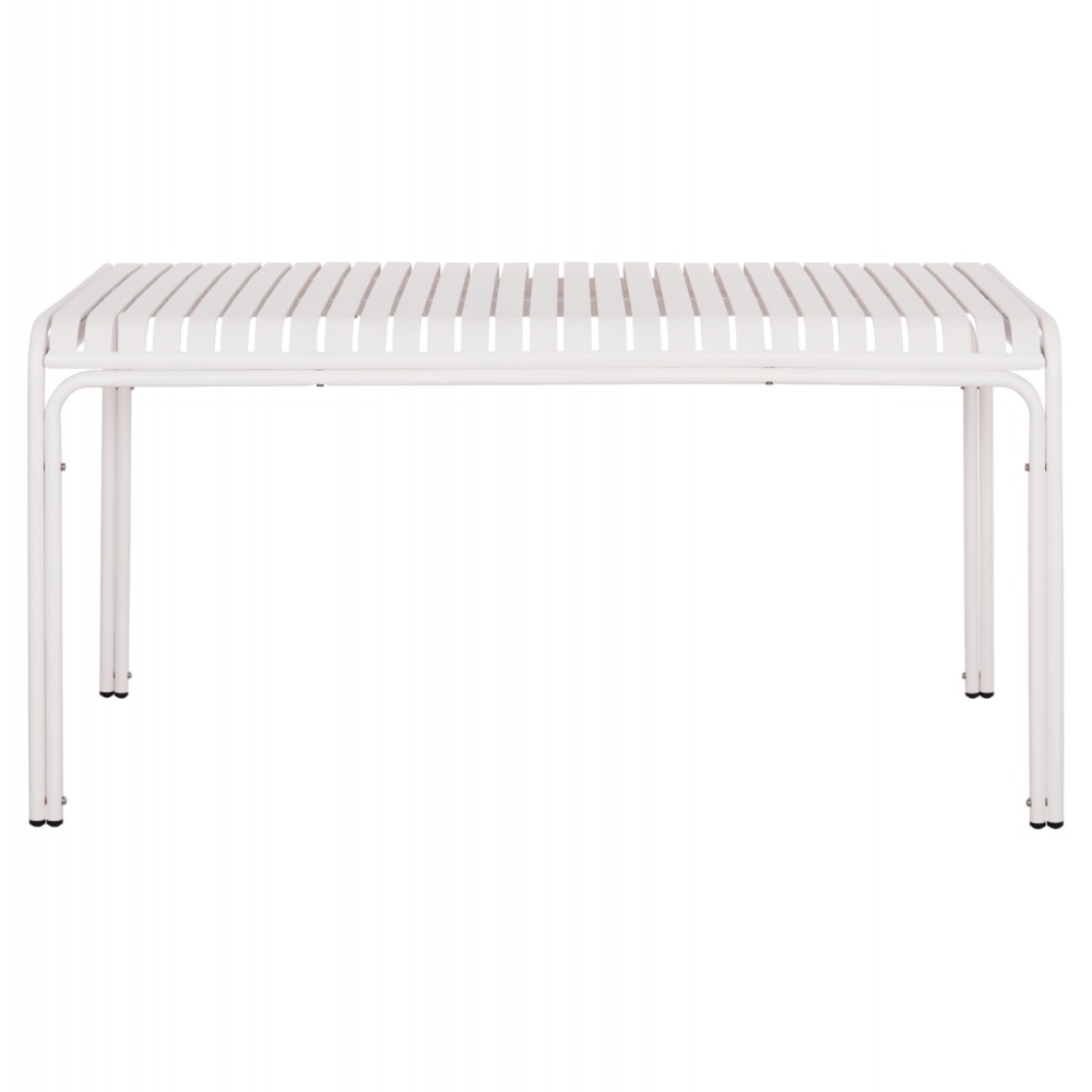 ΤΡΑΠΕΖΙ ΑΛΟΥΜΙΝΙΟΥ RACHEL HM6339.02 ΛΕΥΚΟ 150x80x75Υεκ.
