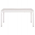 ΤΡΑΠΕΖΙ ΑΛΟΥΜΙΝΙΟΥ RACHEL HM6339.02 ΛΕΥΚΟ 150x80x75Υεκ.