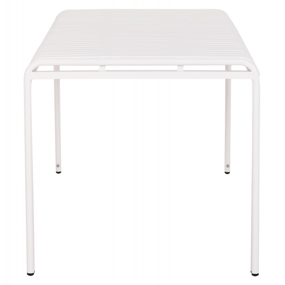 ΤΡΑΠΕΖΙ ΑΛΟΥΜΙΝΙΟΥ RACHEL HM6339.02 ΛΕΥΚΟ 150x80x75Υεκ.