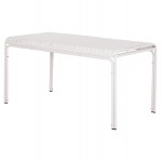 ΤΡΑΠΕΖΙ ΑΛΟΥΜΙΝΙΟΥ RACHEL HM6339.02 ΛΕΥΚΟ 150x80x75Υεκ.