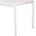 ΤΡΑΠΕΖΙ ΑΛΟΥΜΙΝΙΟΥ RACHEL HM6339.02 ΛΕΥΚΟ 150x80x75Υεκ.
