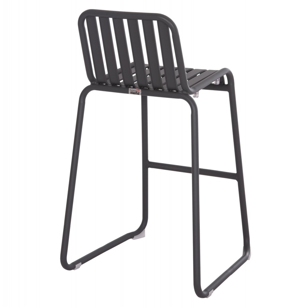 ΣΚΑΜΠΟ ΜΠΑΡ ΑΛΟΥΜΙΝΙΟΥ RACHEL HM6341.01 ΓΚΡΙ 47x56,5x98,5Υεκ.
