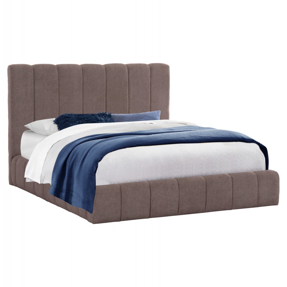 ΚΡΕΒΑΤΙ REMO ΜΕ ΑΠΟΘΗΚΕΥΤΙΚΟ ΧΩΡΟ HM719.22 ΥΦΑΣΜΑ TEDDY ΓΚΡΙ-ΓΙΑ ΣΤΡΩΜΑ 160x200εκ