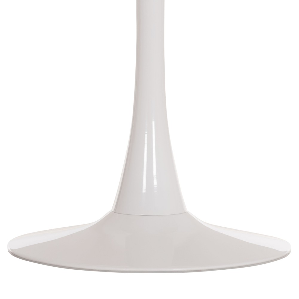 ΤΡΑΠΕΖΙ ΤΡΑΠΕΖΑΡΙΑΣ ROLLO HM9421.11 ΣΤΡΟΓΓΥΛΟ WHITE MARBLE Φ90x74Υεκ.