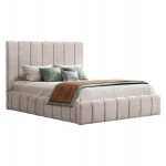 ΚΡΕΒΑΤΙ REMO ΜΕ ΑΠΟΘΗΚΕΥΤΙΚΟ ΧΩΡΟ HM719.10 ΥΦΑΣΜΑ TEDDY ΜΠΕΖ-ΓΙΑ ΣΤΡΩΜΑ 160x200εκ