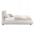 ΚΡΕΒΑΤΙ ΜΕ ΑΠΟΘ.ΧΩΡΟ MOLEN HM730.03 ΜΠΕΖ ΜΠΟΥΚΛΕ ΥΦΑΣΜΑ--ΓΙΑ ΣΤΡΩΜΑ 160x200εκ