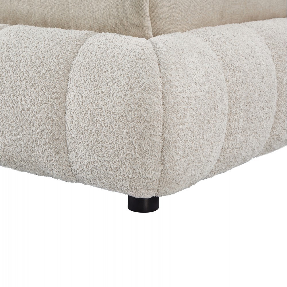 ΚΡΕΒΑΤΙ ΜΕ ΑΠΟΘ.ΧΩΡΟ MOLEN HM730.03 ΜΠΕΖ ΜΠΟΥΚΛΕ ΥΦΑΣΜΑ--ΓΙΑ ΣΤΡΩΜΑ 160x200εκ