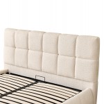 ΚΡΕΒΑΤΙ ΔΙΠΛΟ EDDY HM731.03 ΜΠΕΖ ΜΠΟΥΚΛΕ & ΑΠΟΘΗΚΕΥΤΙΚΟΣ ΧΩΡΟΣ ΓΙΑ  ΣΤΡΩΜΑ 160x200εκ