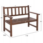 ΠΑΓΚΑΚΙ ΞΥΛΙΝΟ ΝΑΞΟΣ 2ΘΕΣΙΟ ΑΠΟ ΜΑΣΙΦ ΟΞΙΑ ΕΜΠΟΤΙΣΜΟΥ ΚΑΡΥΔΙ 110x64,5x85Υεκ.HM5407