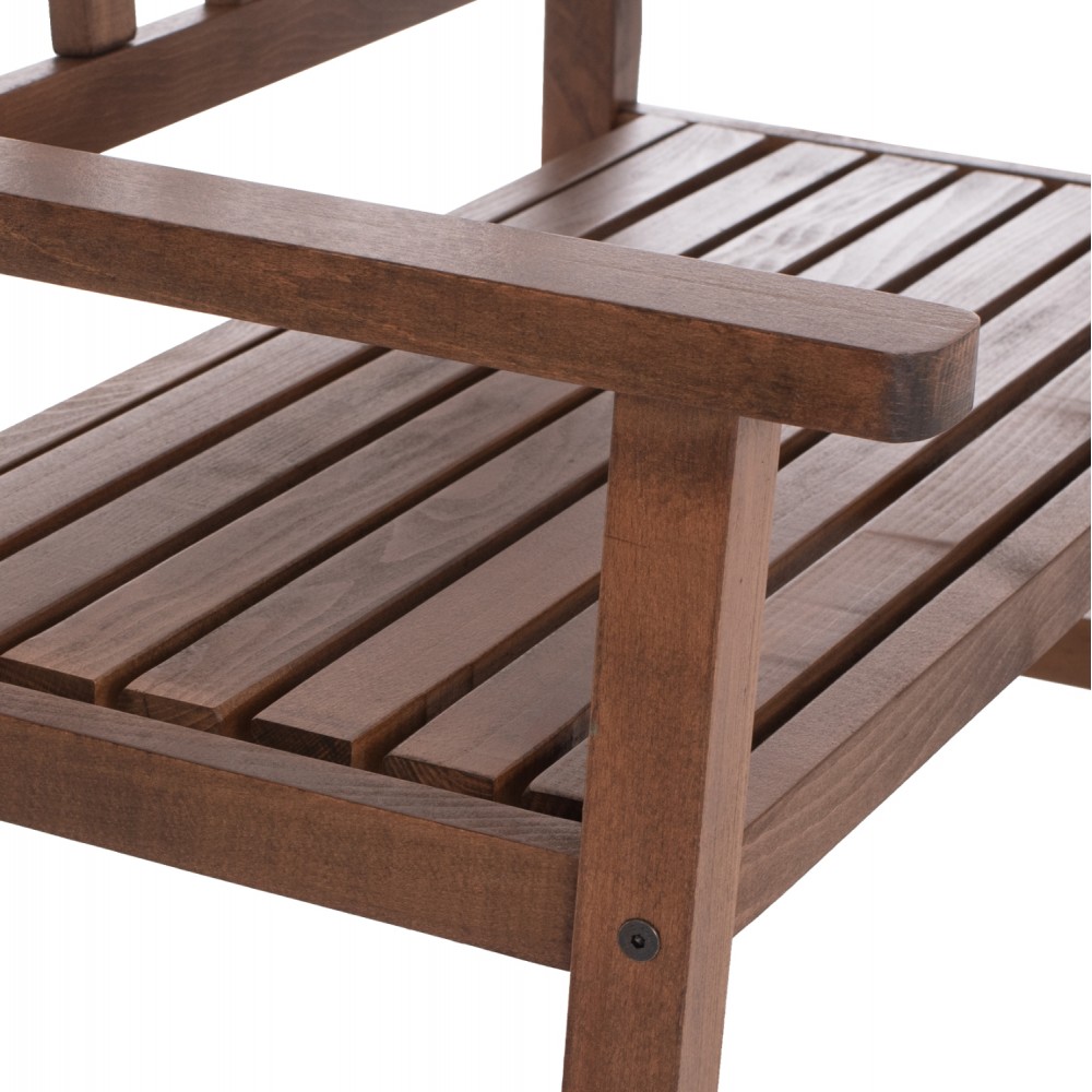 ΠΑΓΚΑΚΙ ΞΥΛΙΝΟ ΝΑΞΟΣ 2ΘΕΣΙΟ ΑΠΟ ΜΑΣΙΦ ΟΞΙΑ ΕΜΠΟΤΙΣΜΟΥ ΚΑΡΥΔΙ 110x64,5x85Υεκ.HM5407