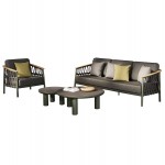 ΣΕΤ ΣΑΛΟΝΙ 5ΤΜΧ STREAM HM6426.07 ΠΡΑΣΙΝΟ ΑΛΟΥΜΙΝΙΟ-ΑΝΘΡΑΚΙ ΣΧΟΙΝΙ-OLEFIN