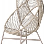 ΠΟΛΥΘΡΟΝΑ-ΦΩΛΙΑ RULER HM6506.02 ΜΟΚΑ ΜΕΤΑΛΛΟ-P.E.RATTAN--ΓΚΡΙ ΜΑΞΙΛΑΡΙΑ 90x85x154Υεκ