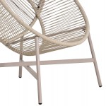 ΠΟΛΥΘΡΟΝΑ-ΦΩΛΙΑ RULER HM6506.02 ΜΟΚΑ ΜΕΤΑΛΛΟ-P.E.RATTAN--ΓΚΡΙ ΜΑΞΙΛΑΡΙΑ 90x85x154Υεκ