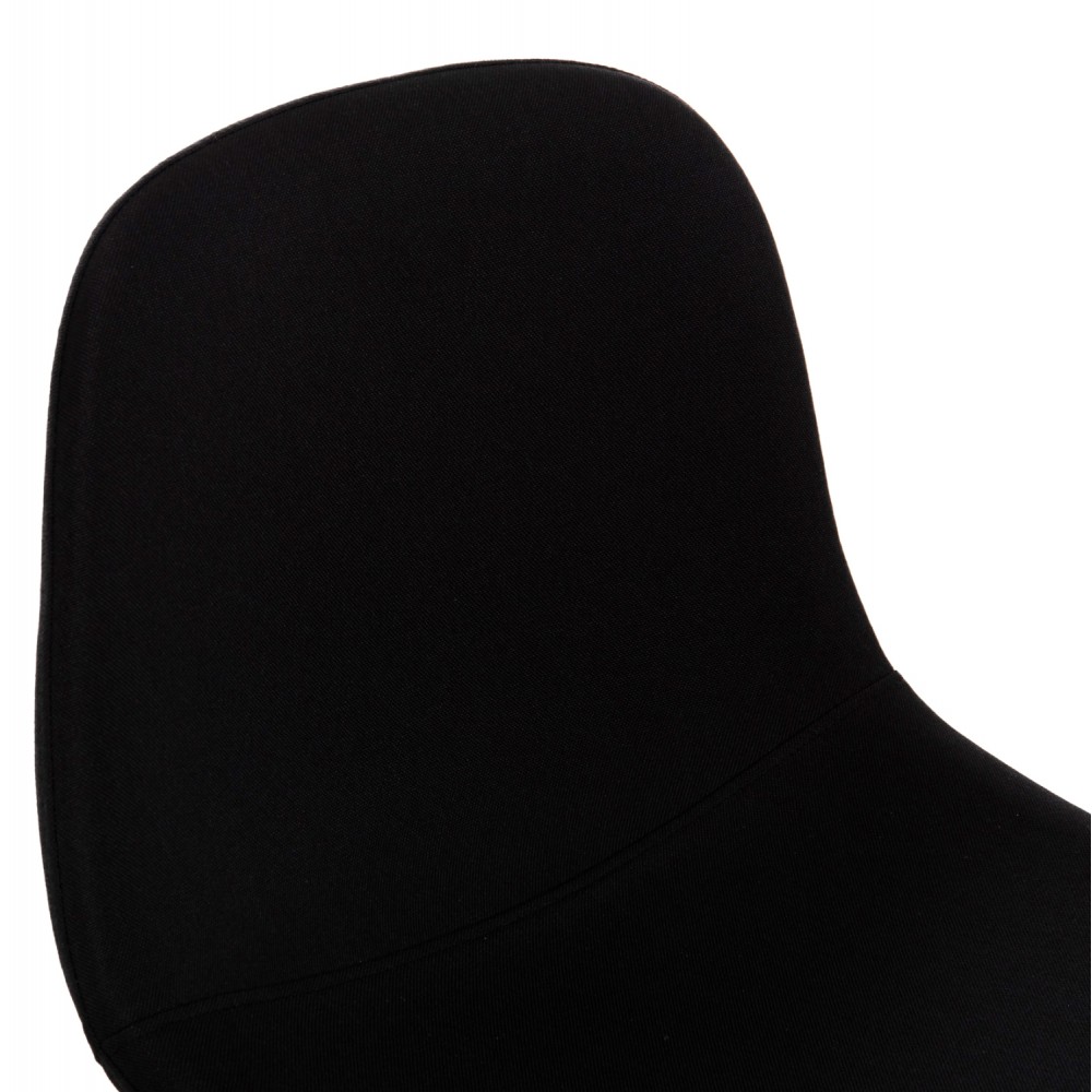 ΣΚΑΜΠΟ ΜΠΑΡ VINCENT HM9298.24 ΜΕΣΑΙΟΥ ΥΨΟΥΣ-ΜΑΥΡΟ ΥΦΑΣΜΑ-ΜΕΤΑΛΛΙΚΑ ΠΟΔΙΑ 43x50x92,5Υεκ