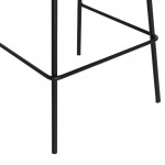 ΣΚΑΜΠΟ ΜΠΑΡ VINCENT HM9298.24 ΜΕΣΑΙΟΥ ΥΨΟΥΣ-ΜΑΥΡΟ ΥΦΑΣΜΑ-ΜΕΤΑΛΛΙΚΑ ΠΟΔΙΑ 43x50x92,5Υεκ