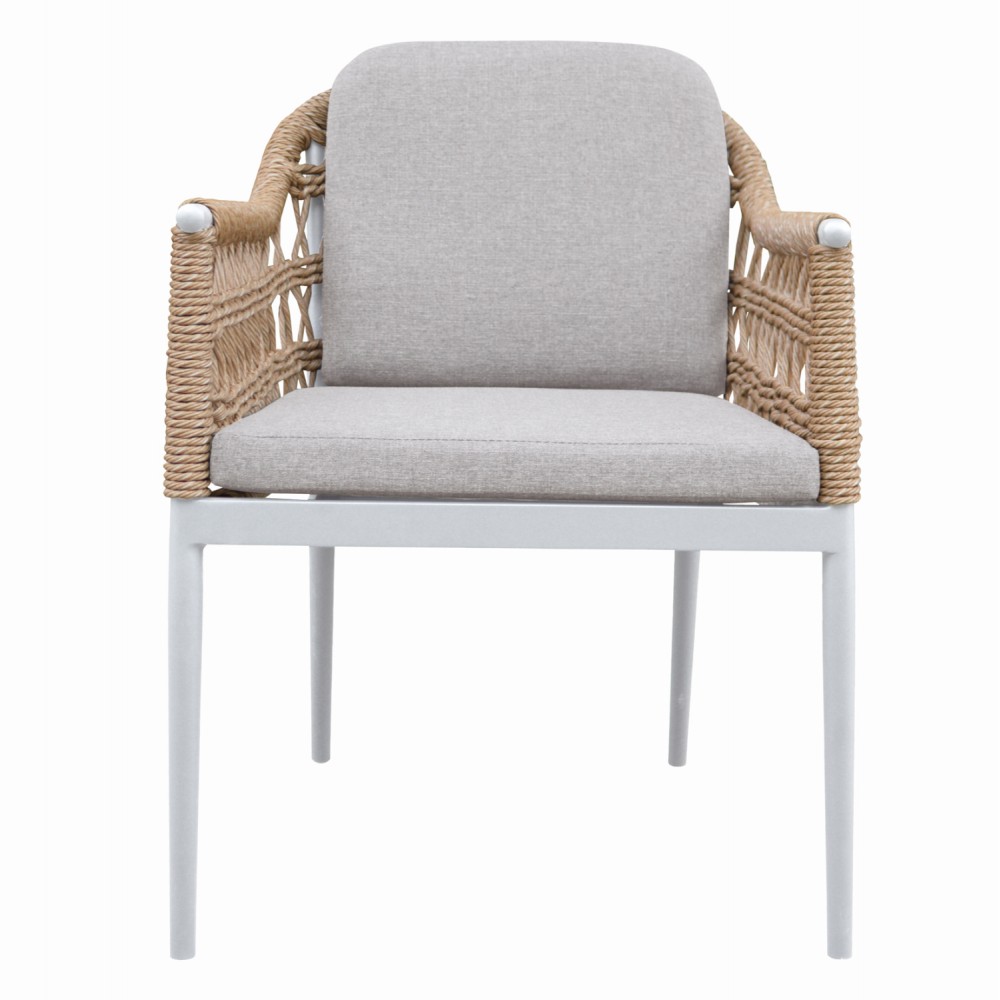 ΠΟΛΥΘΡΟΝΑ BOXER HM6556.02 ΑΛΟΥΜΙΝΙΟ & OLEFIN ΜΠΕΖ-TWIST WICKER 58x60x80Yεκ