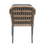 ΠΟΛΥΘΡΟΝΑ BOXER HM6556.01 ΑΛΟΥΜΙΝΙΟ & OLEFIN ΓΚΡΙ-TWIST WICKER 58x60x80Yεκ