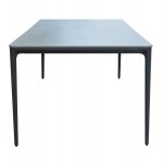 ΤΡΑΠΕΖΙ ΤΡΑΠΕΖΑΡΙΑΣ STAD HM6558.01 ΓΚΡΙ ΑΛΟΥΜΙΝΙΟ & SINTERED STONE TOP 220x100x74Υεκ