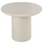 ΤΡΑΠΕΖΙ ΤΡΑΠΕΖΑΡΙΑΣ ΟΒΑΛ BRECCAN HM6577.02 ΜΠΕΖ FIBER CEMENT 240x100x75Υεκ.