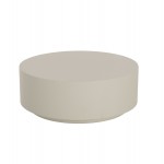 ΤΡΑΠΕΖΙ ΜΕΣΗΣ ΣΤΡΟΓΓΥΛΟ KYOKO HM6579.02 ΜΠΕΖ FIBER CEMENT Φ90x34Υεκ.