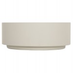 ΤΡΑΠΕΖΙ ΜΕΣΗΣ ΣΤΡΟΓΓΥΛΟ KYOKO HM6579.02 ΜΠΕΖ FIBER CEMENT Φ90x34Υεκ.