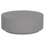 ΤΡΑΠΕΖΙ ΜΕΣΗΣ ΣΤΡΟΓΓΥΛΟ KYOKO HM6579.01 ΓΚΡΙ FIBER CEMENT Φ90x30Υεκ.