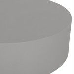 ΤΡΑΠΕΖΙ ΜΕΣΗΣ ΣΤΡΟΓΓΥΛΟ KYOKO HM6579.01 ΓΚΡΙ FIBER CEMENT Φ90x30Υεκ.