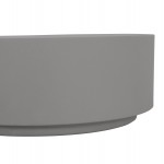 ΤΡΑΠΕΖΙ ΜΕΣΗΣ ΣΤΡΟΓΓΥΛΟ KYOKO HM6579.01 ΓΚΡΙ FIBER CEMENT Φ90x30Υεκ.
