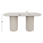 ΚΟΝΣΟΛΑ KENJI HM6584.02 FIBER CEMENT ΣΕ ΑΝΟΙΧΤΟ ΜΠΕΖ--140x40x77Υεκ.