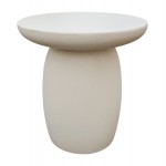 ΤΡΑΠΕΖΙ ΒΟΗΘΗΤΙΚΟ ΣΤΡΟΓΓΥΛΟ HIKARI HM6593.02 ΜΠΕΖ FIBER CEMENT Φ46x48Υεκ.