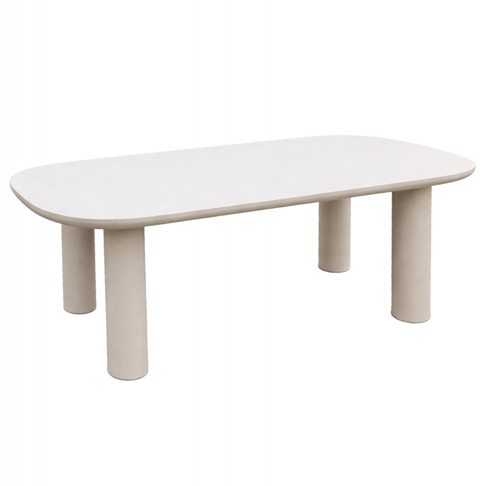 ΤΡΑΠΕΖΙ ΤΡΑΠΕΖΑΡΙΑΣ FIBER CEMENT KIORA HM6597.02 ΜΠΕΖ 200x100x75Υεκ
