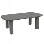 ΤΡΑΠΕΖΙ ΤΡΑΠΕΖΑΡΙΑΣ KIORA HM6597.01 ΓΚΡΙ FIBER CEMENT 200x100x75Υεκ