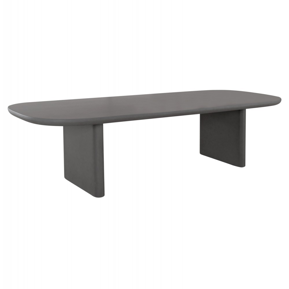 ΤΡΑΠΕΖΙ ΤΡΑΠΕΖΑΡΙΑΣ FIBER CEMENT AZAMI HM6601.01 ΓΚΡΙ 300x112x75Υεκ.