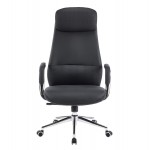 ΚΑΡΕΚΛΑ ΓΡΑΦΕΙΟΥ SONTY HM18354.01 ΜΑΥΡΟ PU ΔΕΡΜΑ--ΒΑΣΗ ΧΡΩΜΙΟΥ 64x68x125Υεκ