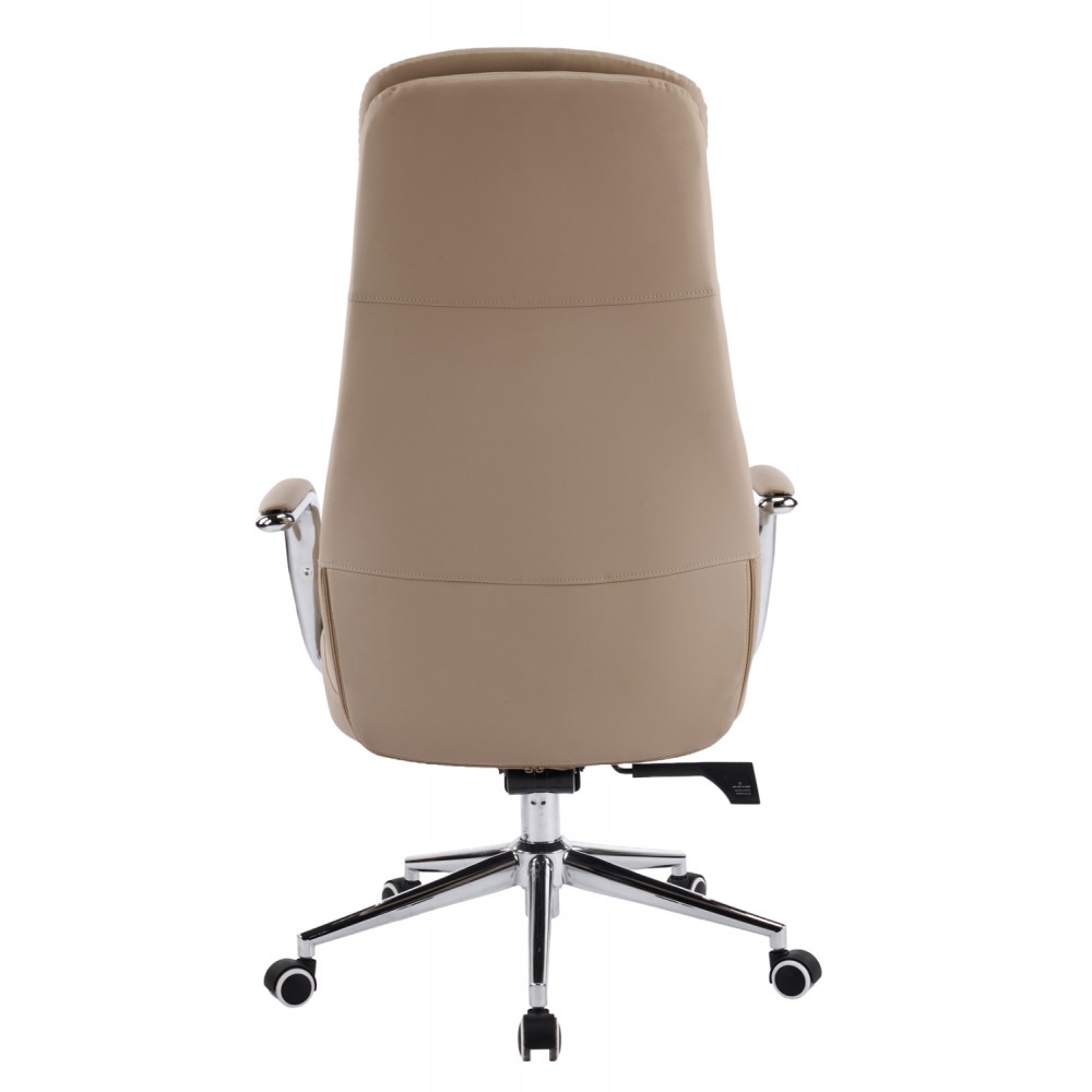 ΚΑΡΕΚΛΑ ΓΡΑΦΕΙΟΥ SONTY HM18354.02 ΜΠΕΖ PU ΔΕΡΜΑ--ΒΑΣΗ ΧΡΩΜΙΟΥ 64x68x125Υεκ